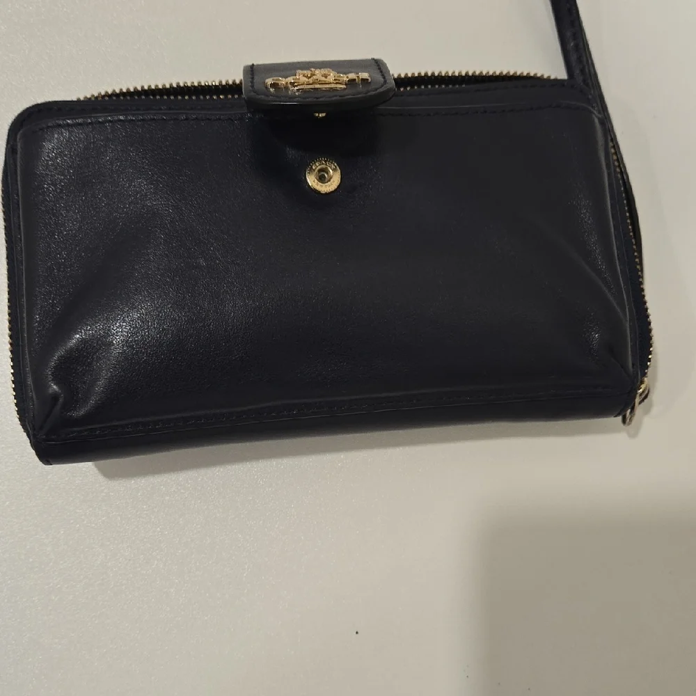 Coach Blue Leather Wristlet - Picture 7 of 14